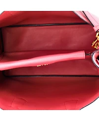 Pre-Owned Prada Medium Cuir Double Tote Saffiano Leather