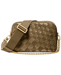 Michael Michael Kors Bryant Leather Camera Mini Crossbody Handbag
