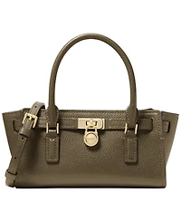 Michael Kors Leather Small Crossbody Satchel Handbag