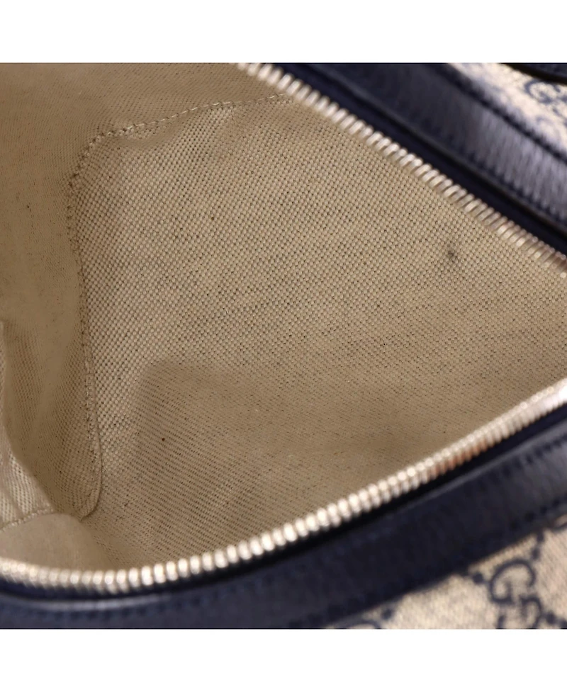 Pre-Owned Gucci Small Ophidia Backpack Gg Coated Canvas and Leather