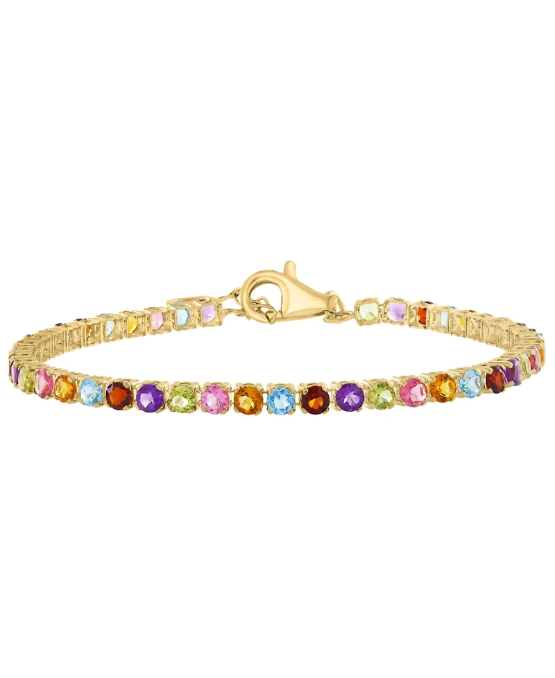 Effy Collection Multi-Gemstone (4-1/4 ct. t.w.) Bracelet in 14k Yellow Gold