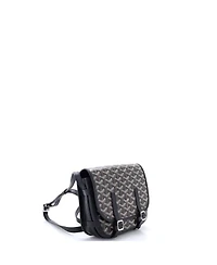 Pre-Owned Goyard Pm Belvedere Messenger Bag Coated Canvas with Leather