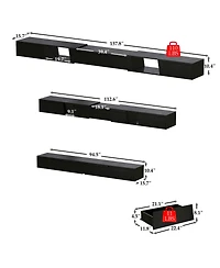 Homsee 4-Drawer Extendable Tv Stand - Modern Wooden Media Console | Living Room Entertainment Center