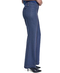 Karl Lagerfeld Paris Women's Straight-Leg Mid-Rise Pants