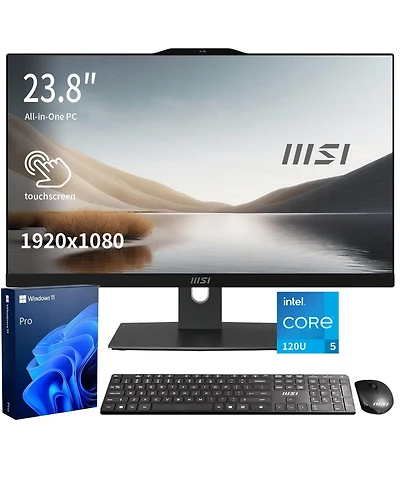 Msi Modern AM242TP 23.8" All-in-One Intel Core 5 64GB Ram Intel Graphics 2TB Ssd Storage Windows 11 Pro 60Hz