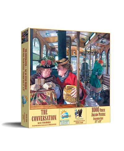 SunsOut The Conversation 1000-piece Jigsaw Puzzle for Adults