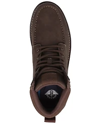 Dockers Men's Davis Rugged Casual Tumbled Moc-Toe Boots