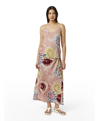 Scotch & Soda Women's Linen Blend Printed Wrap Skirt
