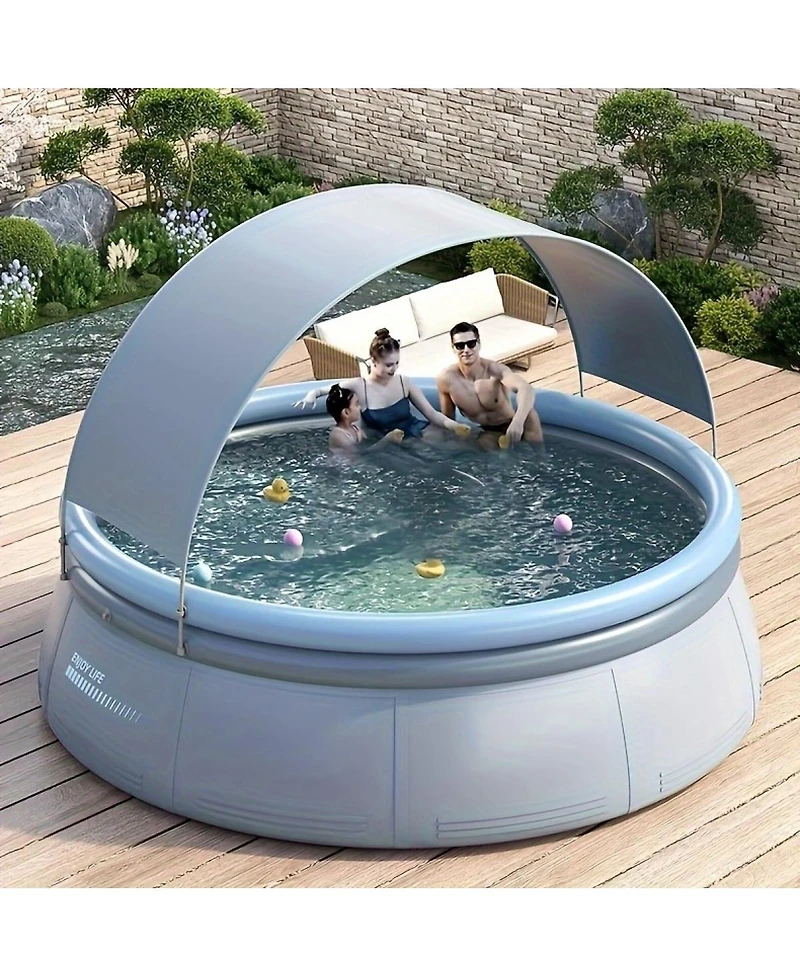 Streamdale 118" Inflatable Family Swimming Pool (2000 Gal Capacity)