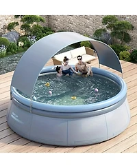 Streamdale 118" Inflatable Family Swimming Pool (2000 Gal Capacity)