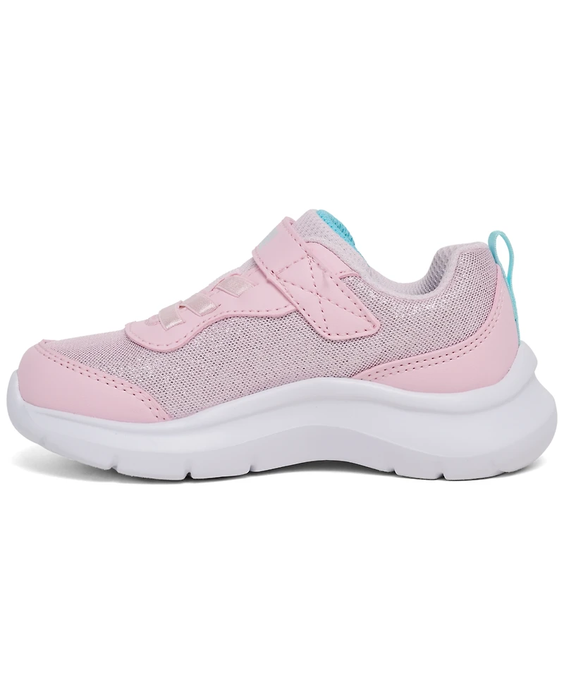 Skechers Toddler Girls Skech Fast - Sparkling Sister Fastening Strap Lifestyle Sneakers from Finish Line