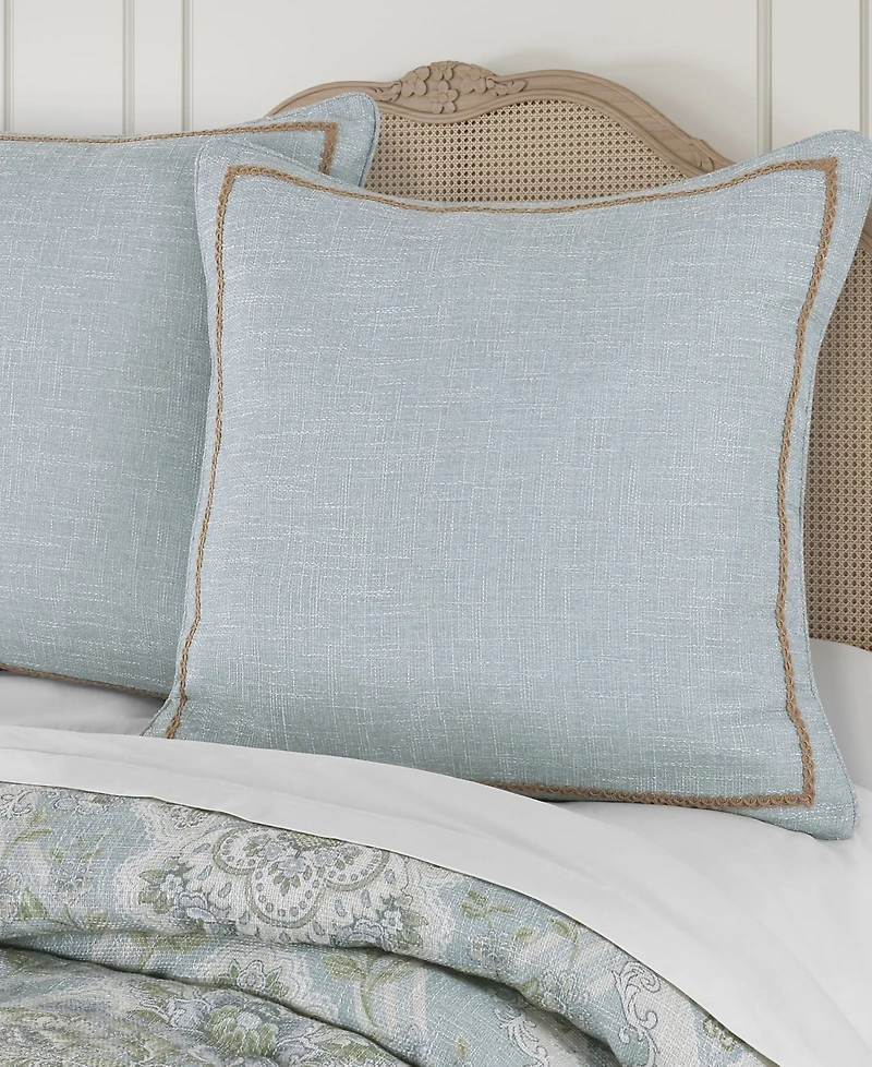 J Queen New York Pasadena Euro Sham, 26" x 26"