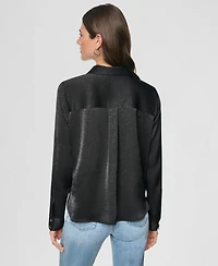 Dkny Women's Long-Sleeve Twist-Front Blouse