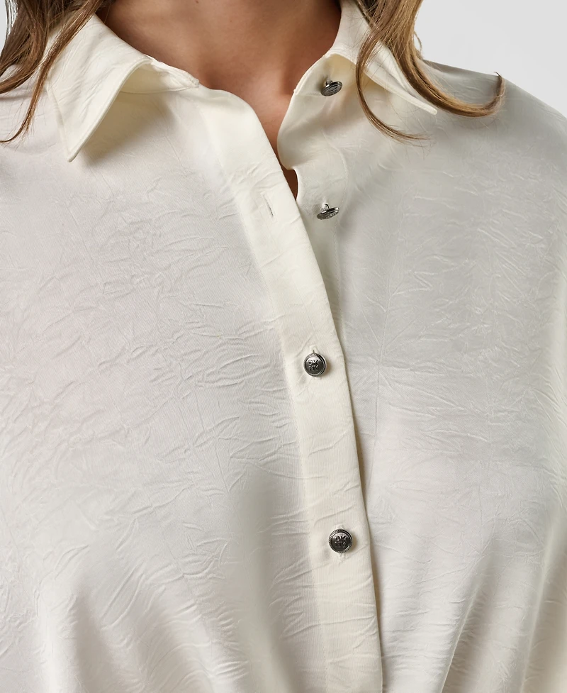 Dkny Women's Long-Sleeve Twist-Front Blouse