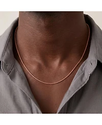 Spero London Sterling Silver Rope Chain Necklace