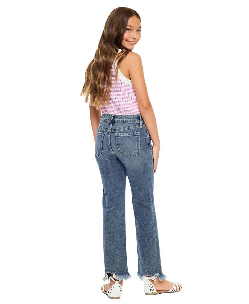 KanCan Big Girls Bianca High Rise Slim Straight Jeans