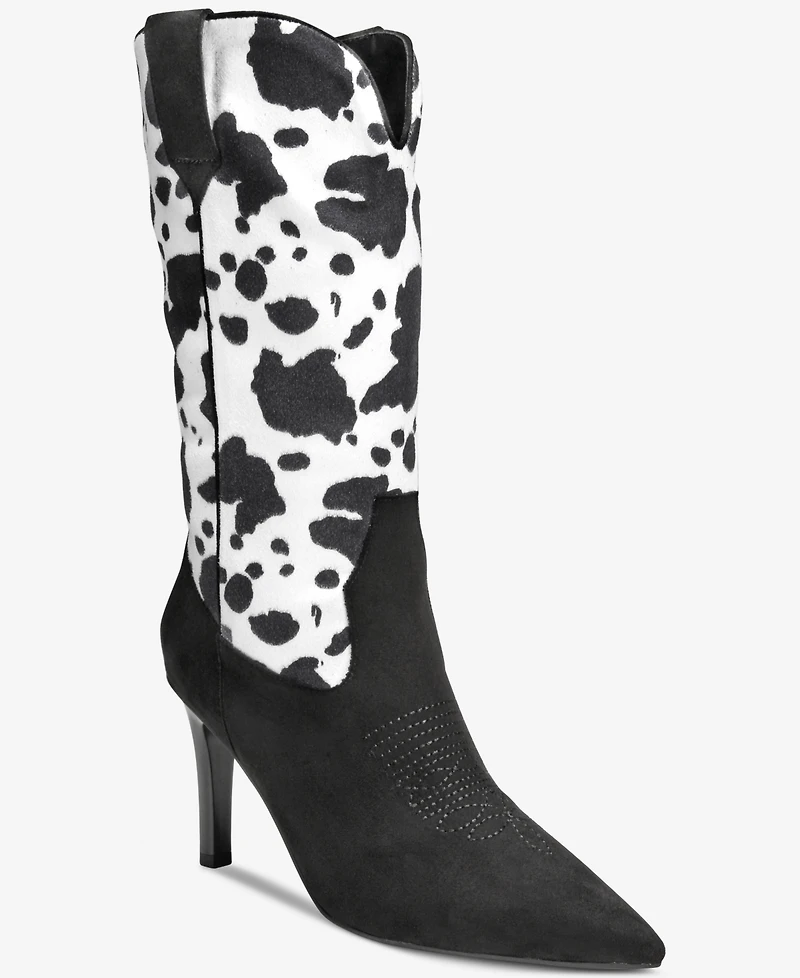 Smash Shoes Women's Serena Western Stiletto Dress Boots - Extended Sizes Available