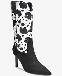 Smash Shoes Women's Serena Western Stiletto Dress Boots - Extended Sizes Available
