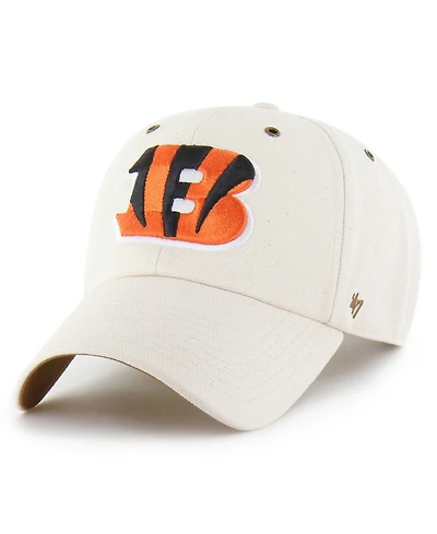 Carhartt x '47 Men's Natural Cincinnati Bengals Undyed Clean Up Adjustable Hat
