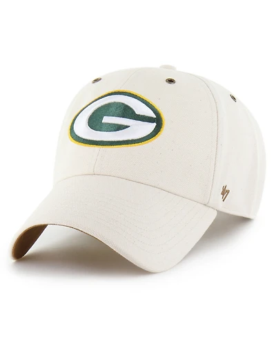 Carhartt x '47 Men's Natural Green Bay Packers Undyed Clean Up Adjustable Hat