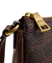 Coach Plaza Small Signature Canvas Shoulder Bag