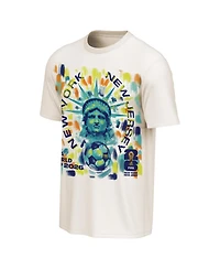 Outerstuff Men's Cream Fifa World Cup 2026 New York/New Jersey Homestyle Poster T-Shirt