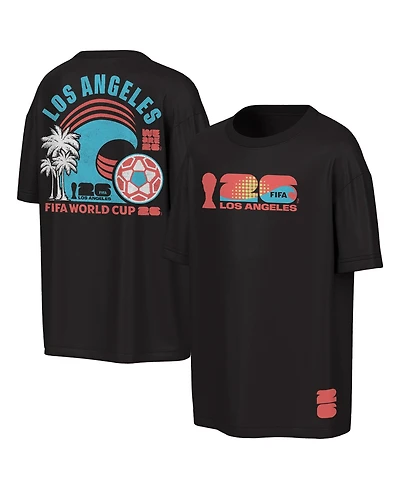 Outerstuff Men's Black Fifa World Cup 2026 Los Angeles Big City Poster T-Shirt