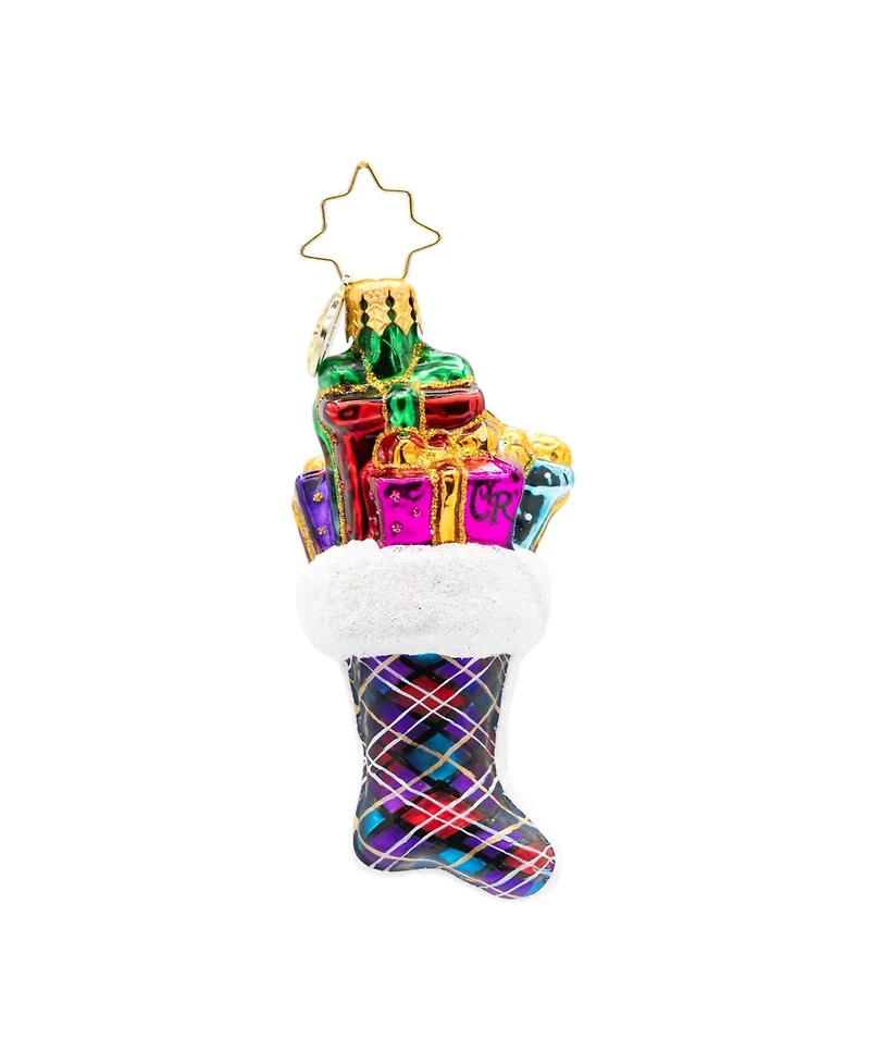 Christopher Radko 3" 2026 Stacked Holiday Joy Gem Ornament
