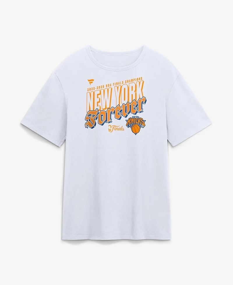 Fanatics Men's White New York Knicks 2026 Nba Finals Champions Hometown T-Shirt