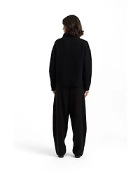 Chinti & Parker Women's Merino Heart Rollneck Sweater