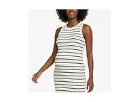 Motherhood Maternity Crew Neck Sleeveless Racerback Midi Dress