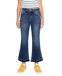 KanCan Big Girls Liza High Rise Crop Flare Jeans