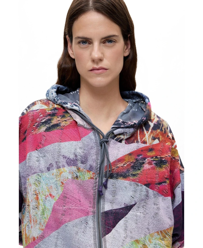 Desigual Women's Reversible Printed Sweatshirt