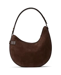 Lauren Ralph Lauren Tasha Medium Suede Shoulder Bag
