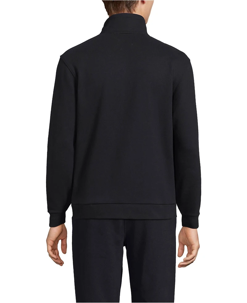 Lands' End Men's Long Sleeve Serious Sweats Quarter Zip Sweatshirt