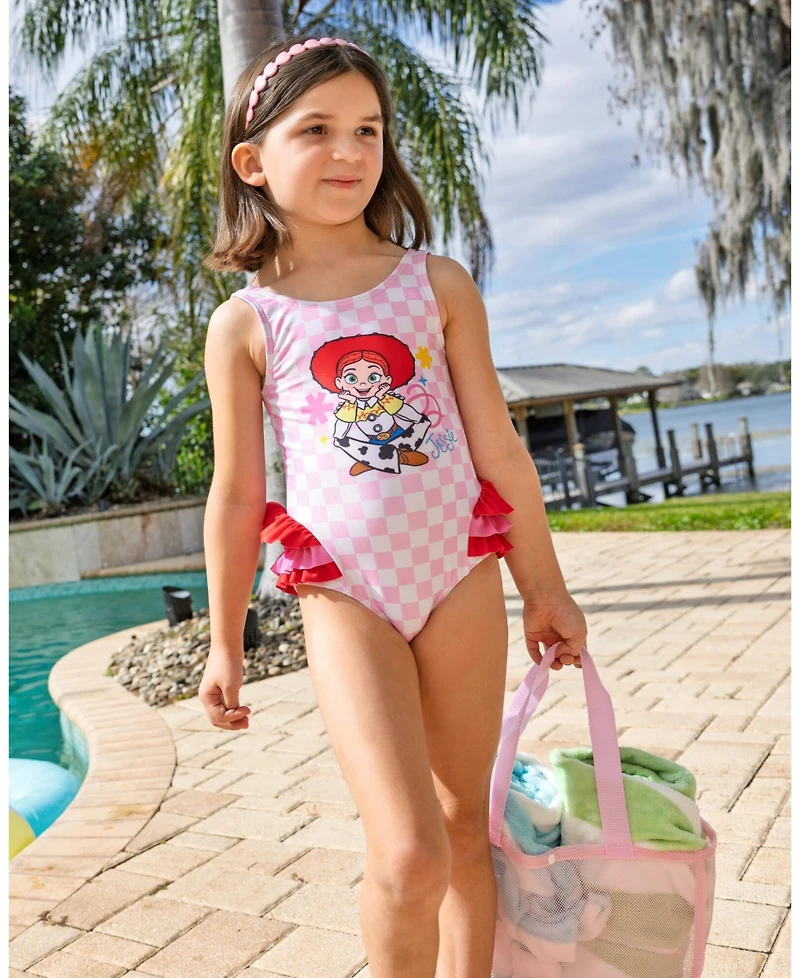 Disney Toddler Girls Toy Story Upf 50+ One Piece Bathing Suit