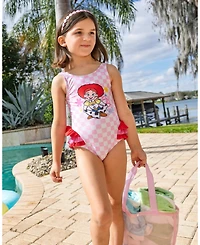 Disney Toddler Girls Toy Story Upf 50+ One Piece Bathing Suit
