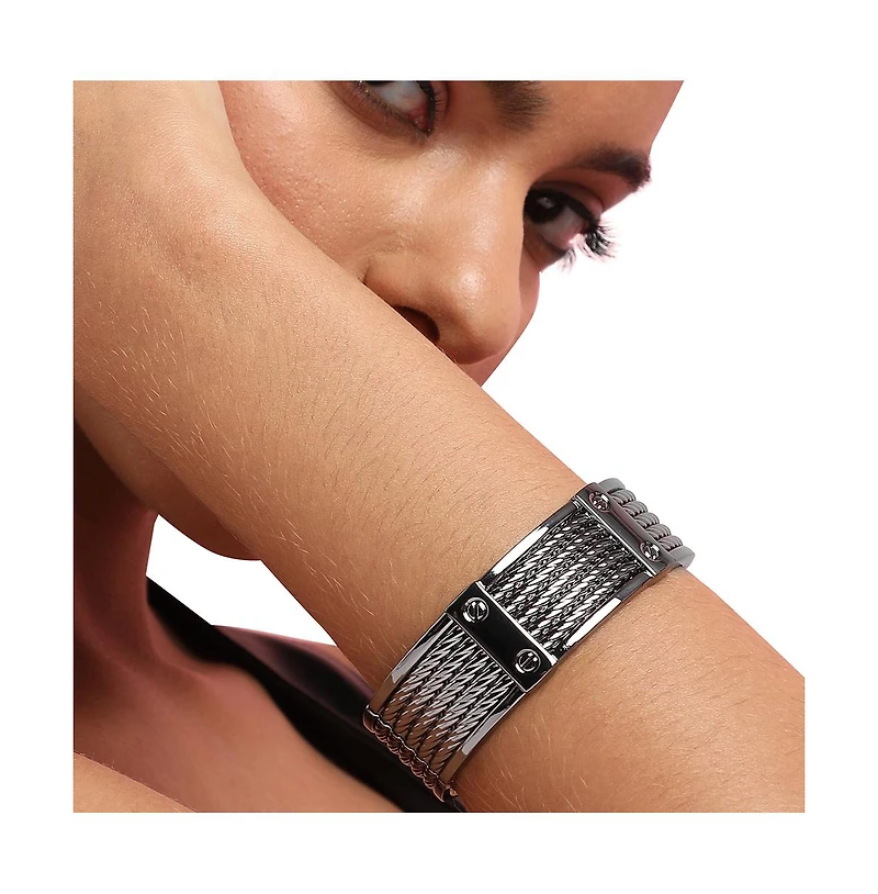 Sohi Women's Screwed Rope Bracelet