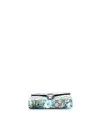 Pre-Owned Gucci Small Dionysus Chain Wallet Blooms Print Gg Coated Canvas