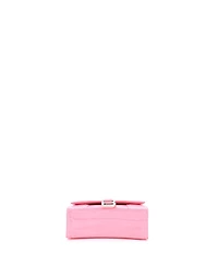 Pre-Owned Balenciaga Xs Hourglass Top Handle Bag Embossed Leather