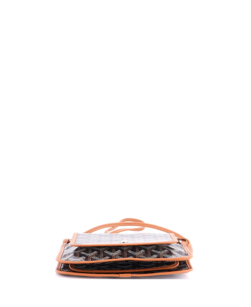Pre-Owned Goyard Plumet Clutch Wallet Coated Canvas