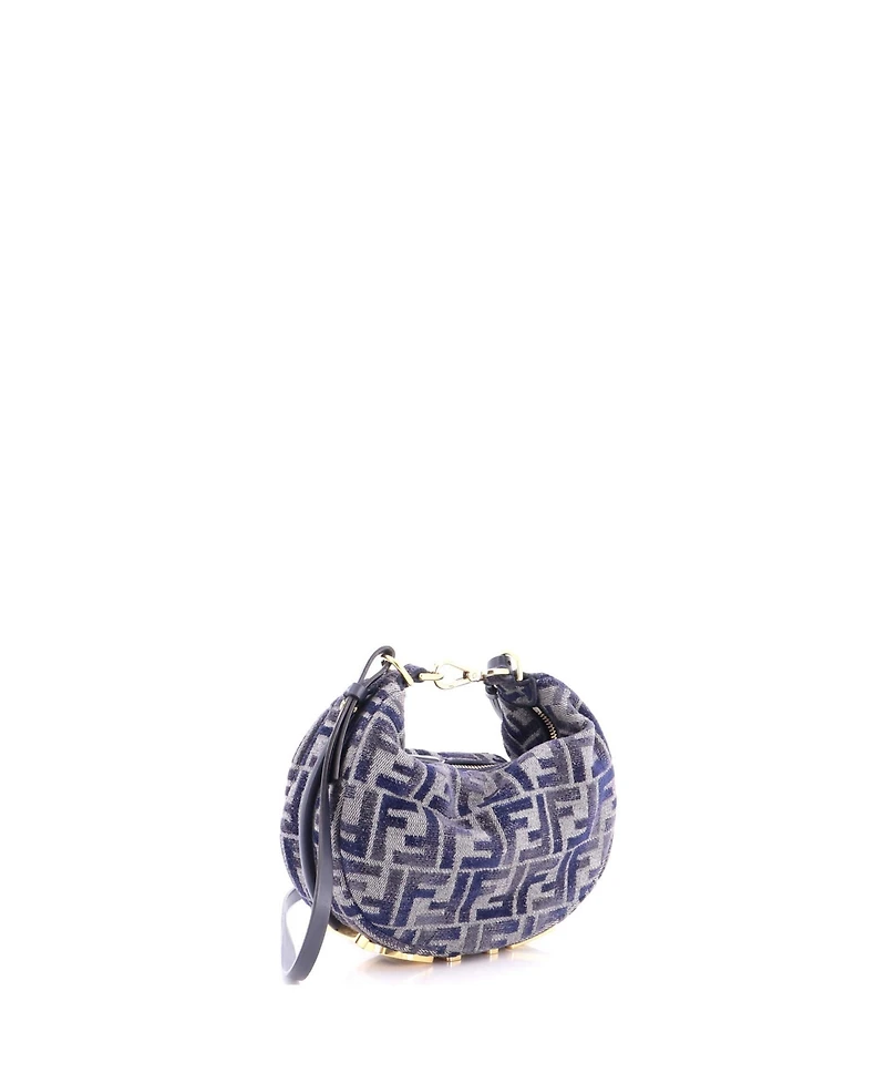 Pre-Owned Fendi Mini Fendigraphy Bag Zucca Canvas