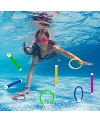 Gnuadz Underwater Diving Pool Toys Swim Rings Sticks Games