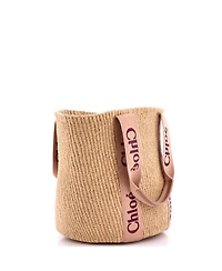 Pre-Owned Chloe Large x Mifuko Woody Tote Raffia