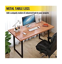 Sugift Heavy Duty Metal Dining Table Legs Set of 2, 28 x 24 in Box Section Square Frame