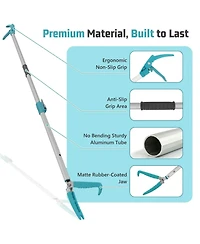 Ayamaya 78" Extendable Snake Tongs – Long Reach Outdoor and Camping Safety Tool