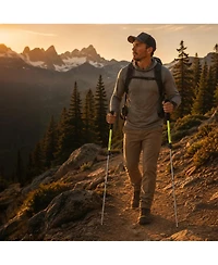 Ayamaya Collapsible Trekking Poles 115cm - Lightweight Folding Hiking Poles