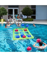 Gnuadz 10 Balls Inflatable Tic Tac Pool Game 2-10 Players