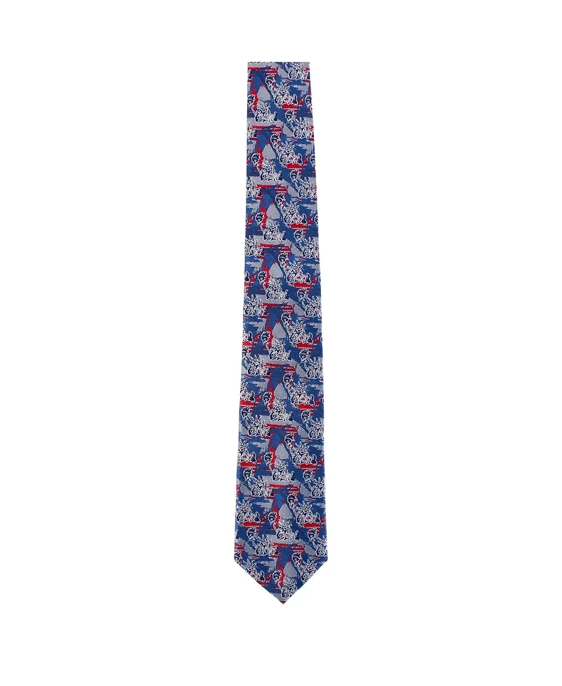 Trafalgar Men's Freedom's Torch Patriotic Silk Novelty Necktie
