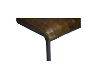 HomeRoots 27 " Iron Backless Counter Height Bar Chair